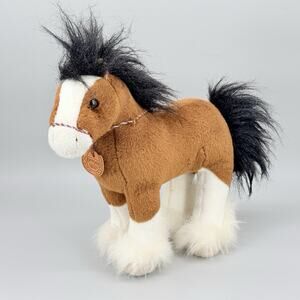 Breyer Clydesdale Brown White A Horse Of My Very Own Standing Plush 11"